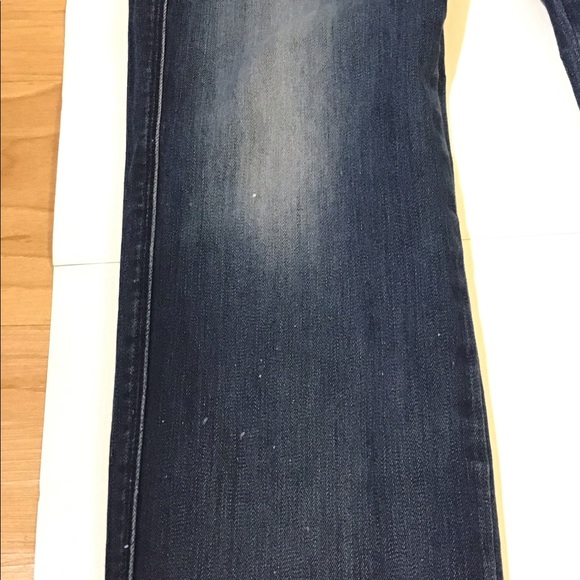 7 for all mankind kimmie straight leg denim jeans darker wash size 28 - Picture 5 of 14